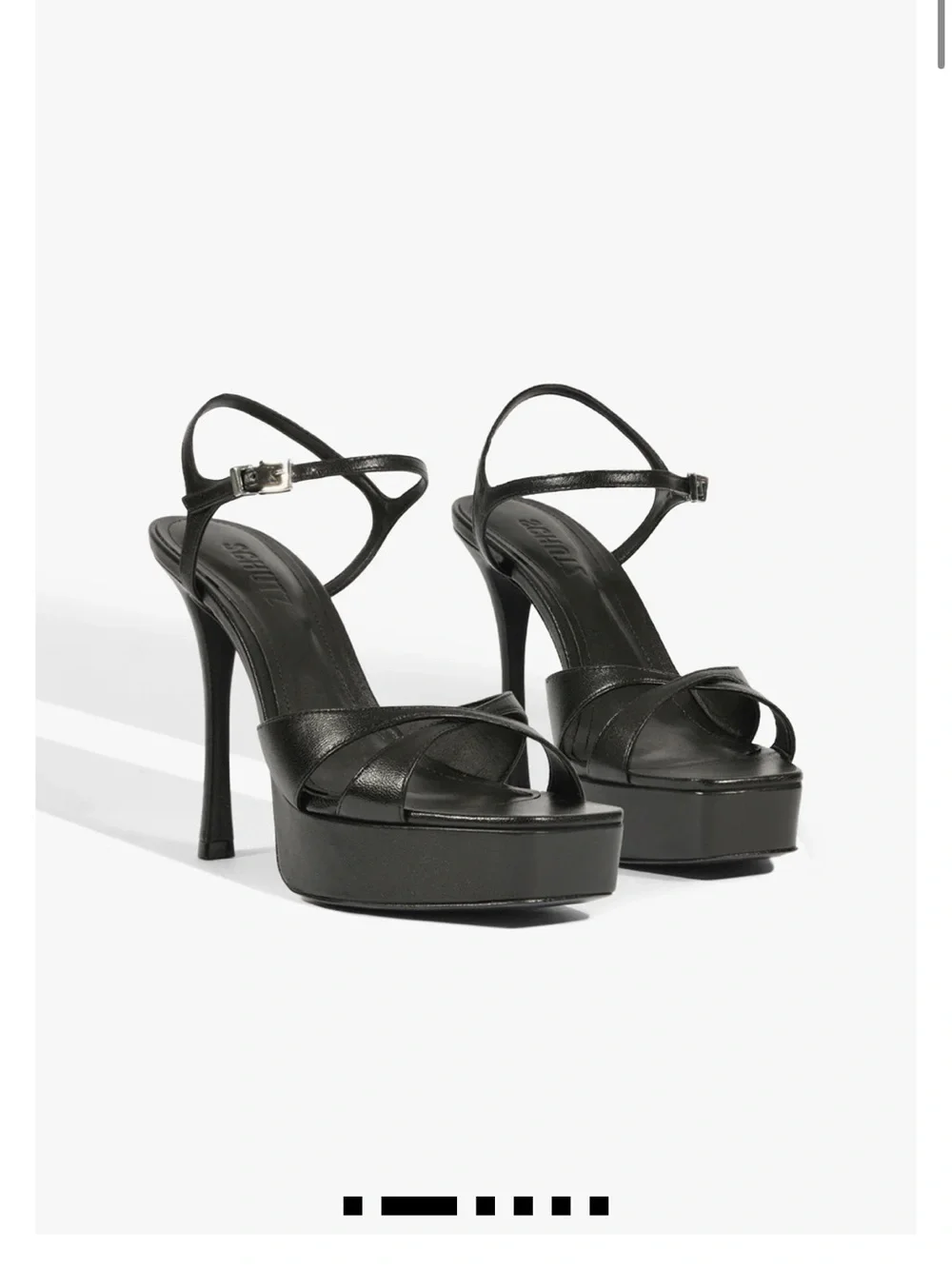 SCHUTZ MAXINE LEATHER SANDAL